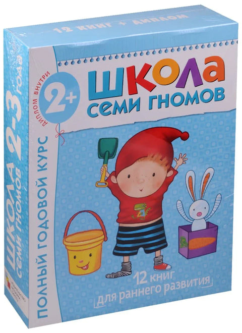 Полный годовой курс. Для занятий с детьми от 2 до 3 лет (комплект из 12 книг)
