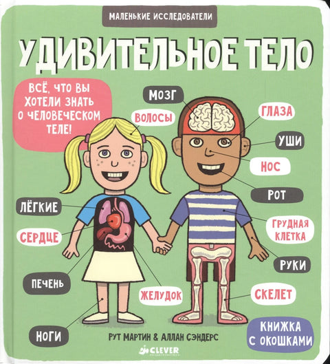 Маленькие исследователи (книжки с клапанами). Удивительное тело