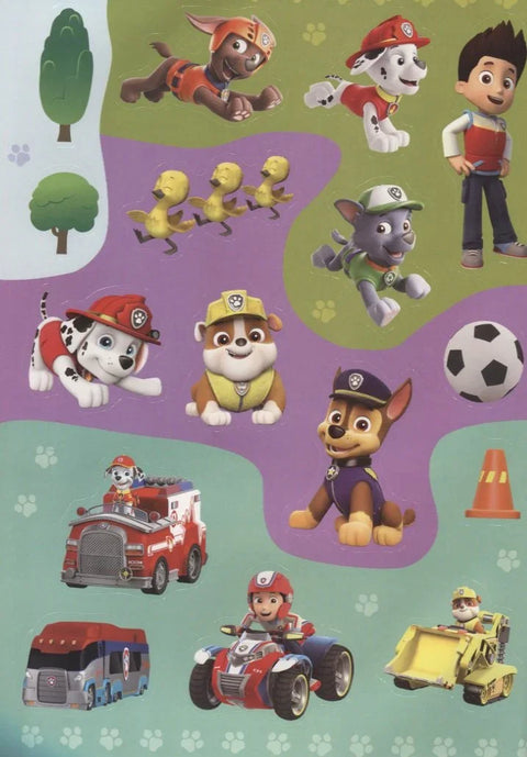 Налепнице за вишекратну употребу Paw Patrol