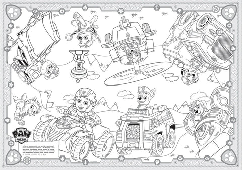 Paw Patrol. Највећа страница за бојење