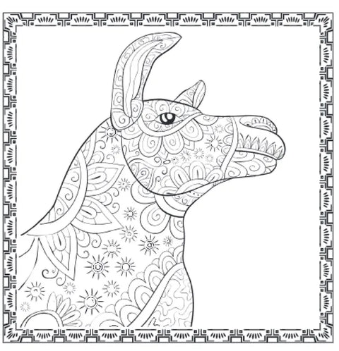 Ламы. Раскраска-антистресс для творчества и вдохновения