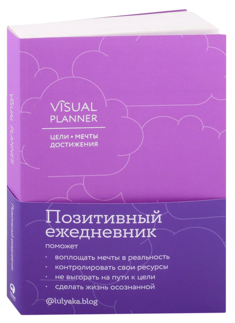 Visual planner: Цели. Мечты. Достижения. Ежедневник (ежевика)