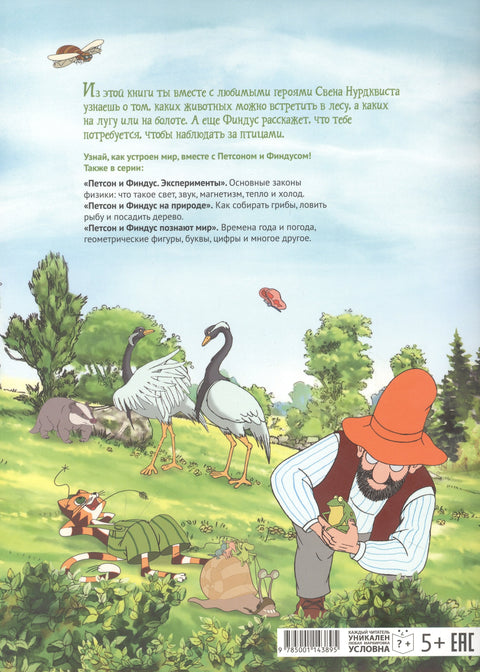 Петсон и Финдус изучают животных