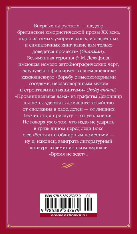 Дневник провинциальной дамы