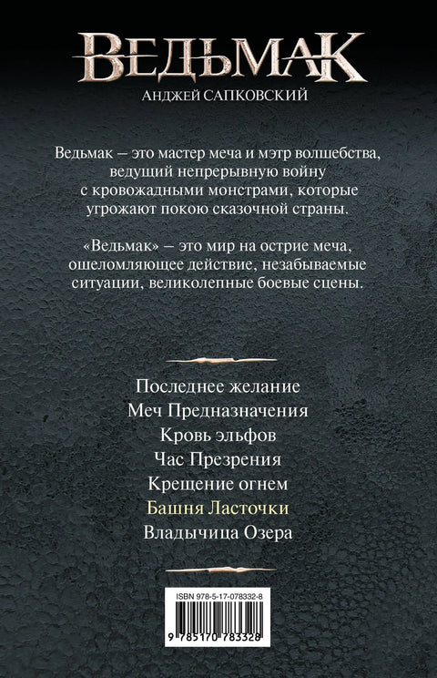 Башня Ласточки : [фантаст. роман]
