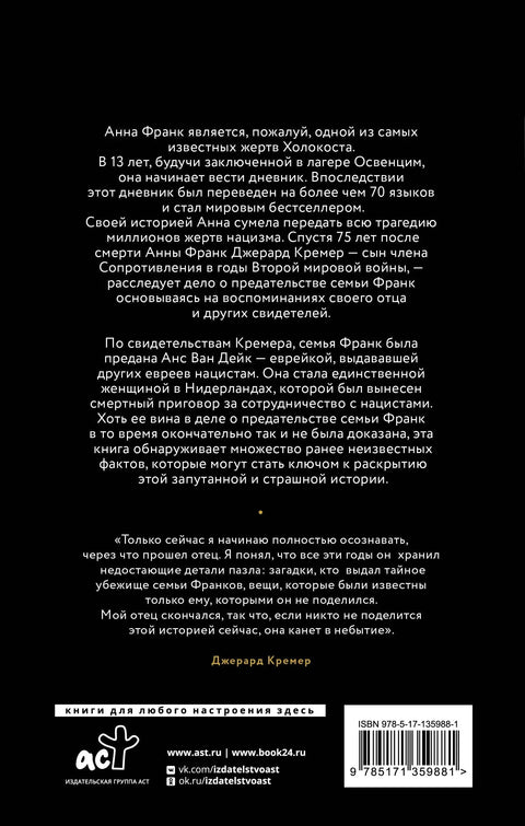 Издана Ана Франк