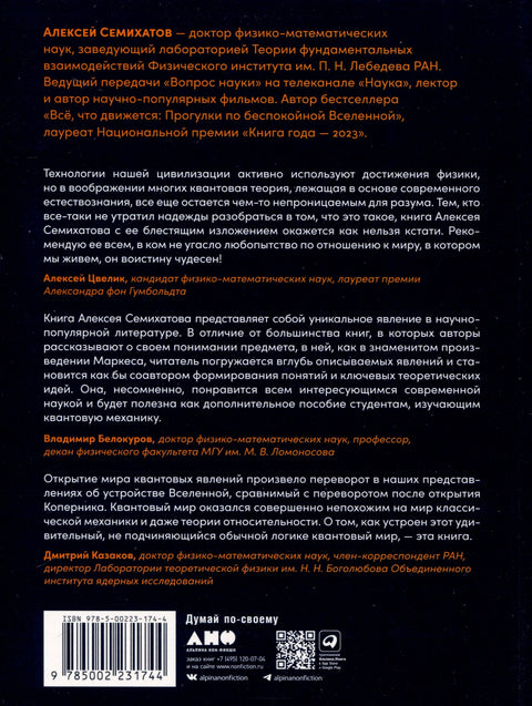 Сто лет недосказанности. Квантовая механика для всех в 25 эссе