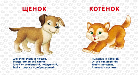 Картонске књиге. Кућни љубимци