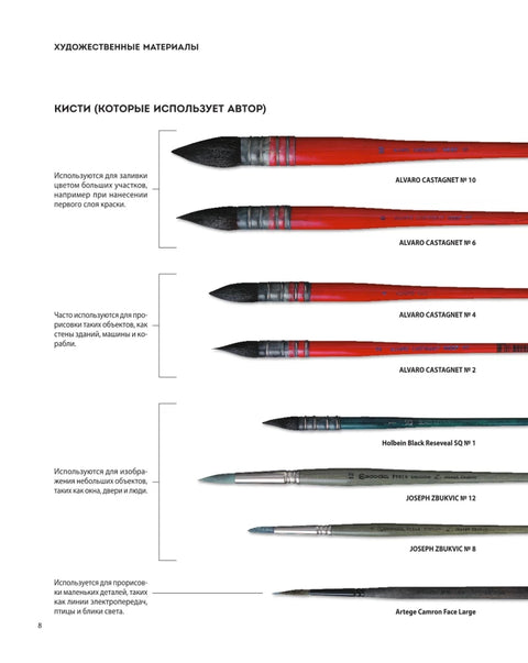 Город японской акварелью. Рисуем города, улицы, здания, достопримечательности
