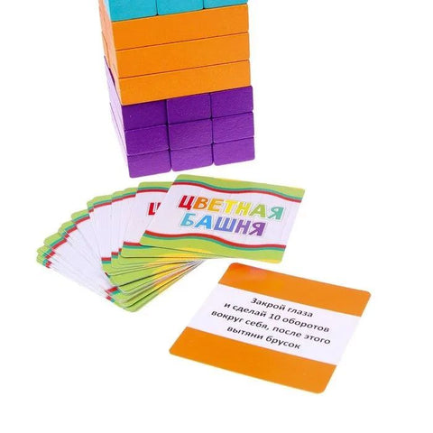 Настольная игра Башня цветная