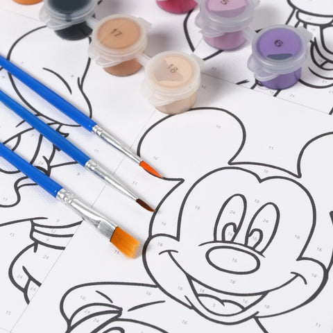 Картина по номерам "Яркие мультики" Disney