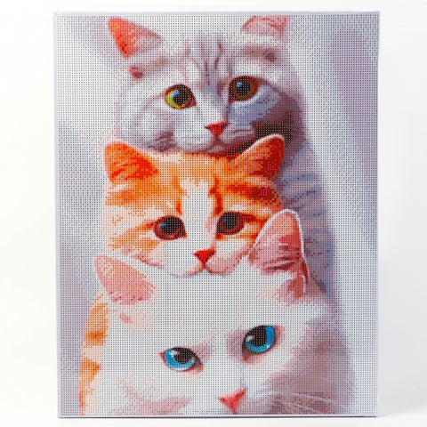 Алмазная вышивка "Котята"