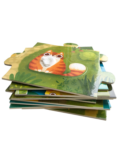 Тактильные пазлы "Веселая ферма"