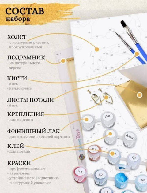 Картина по номерам ВИНТАЖНЫЙ ОРНАМЕНТ