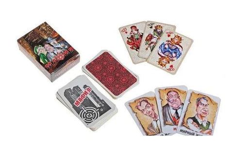 Друштвена игра "Мафија" 17 карата + класични шпил карата (36 ком.)
