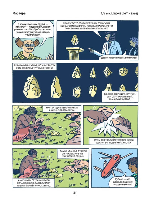 Эволюция человека в комиксах