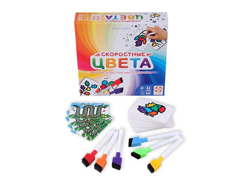 Друштвена игра Speed ​​​​colors (квадратна кутија без кућишта)