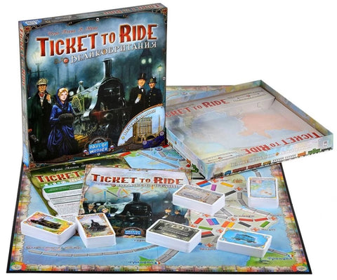 Ticket to Ride: Великобритания и Пенсильвания