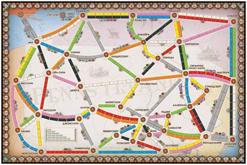 Ticket to Ride: Великобритания и Пенсильвания