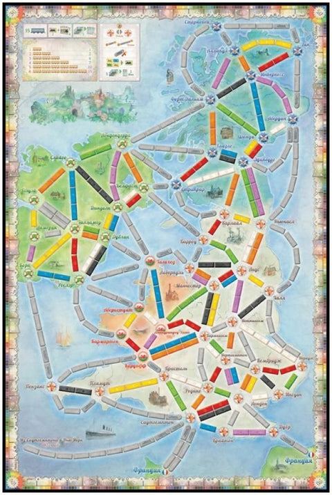 Ticket to Ride: Великобритания и Пенсильвания