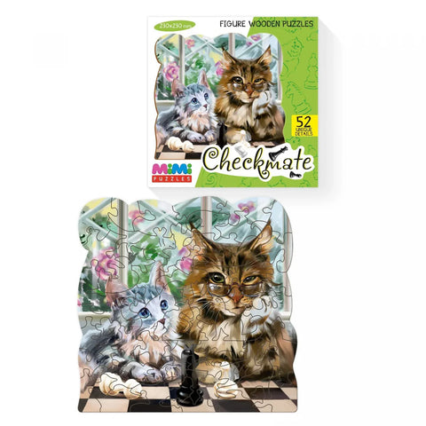 Деревянный пазл «CHECKMATE»