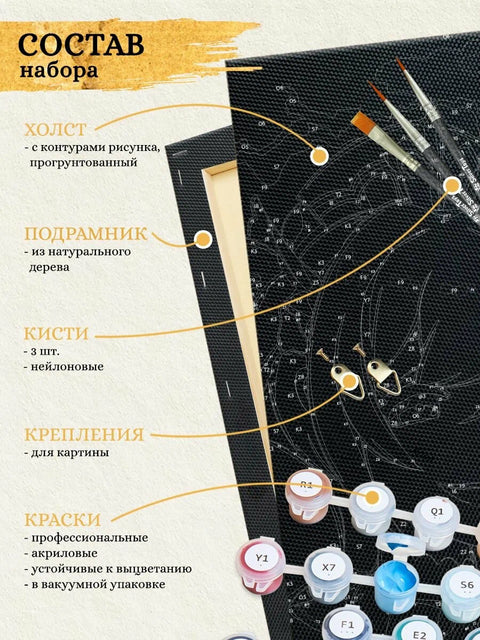 Картина по номерам РАДУЖНЫЙ ВОДОПАД