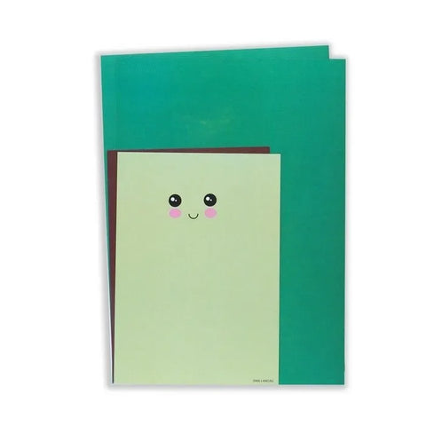 Комплет за креирање полигоналне фигуре (3Д модел) "Авокадо"