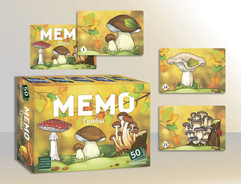 Настольная игра «Мемо. Грибы»